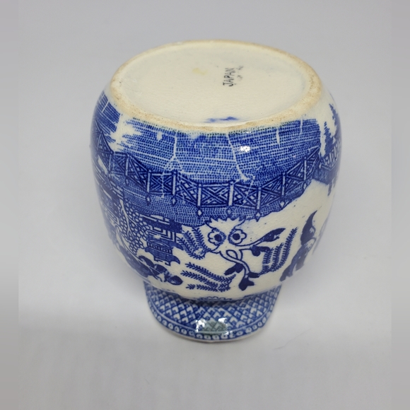 Blue Willow Creamer~Japan Vintage Pre-Owned 3.25" - Picture 12 of 12